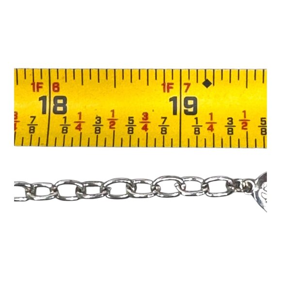 Gloria Vanderbilt Hallmarked Double Strand Two Tone Silver Blue Beaded Necklace - Picture 6 of 7